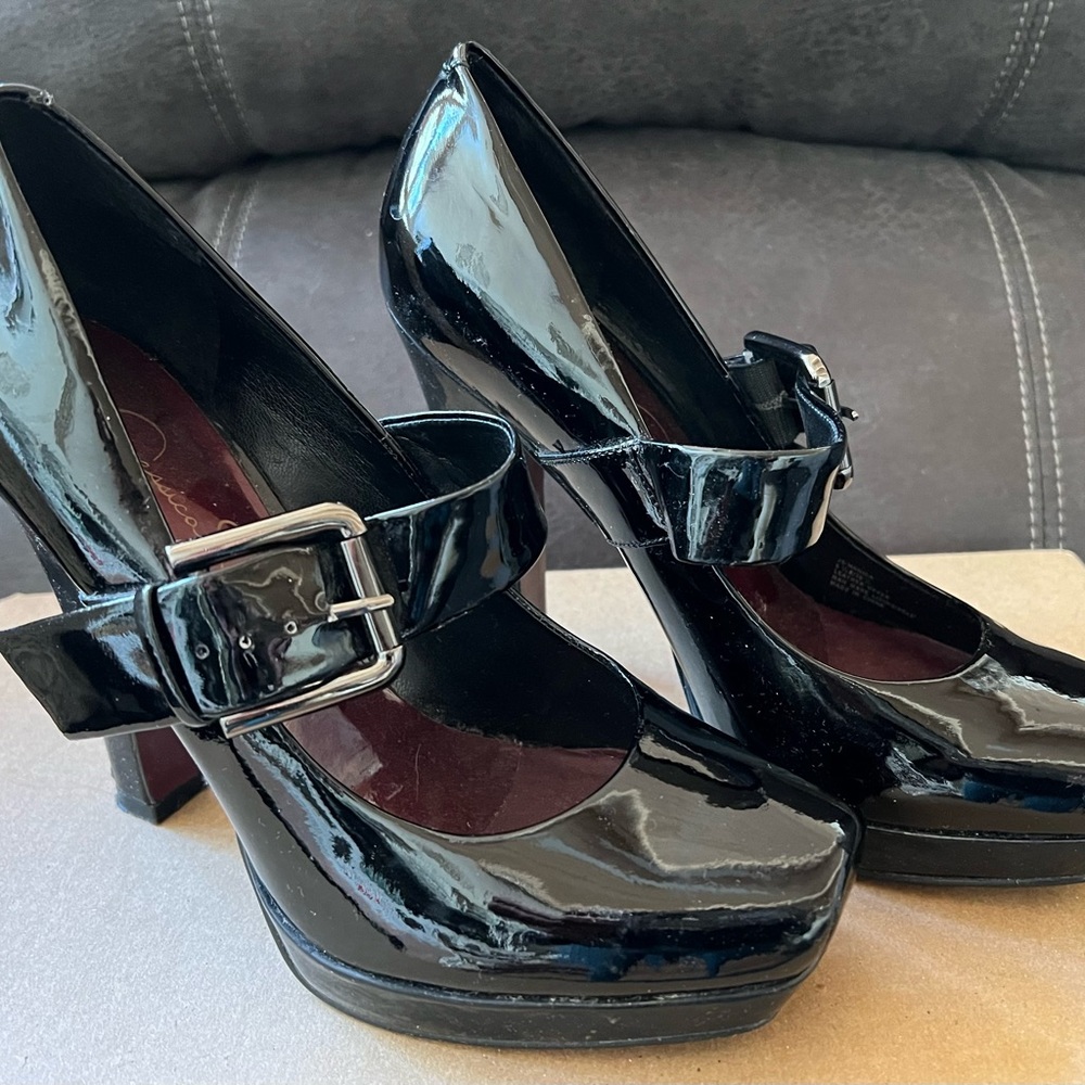 Jessica Simpson Mary Jane platform heels
